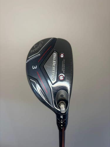 Callaway 2019 Big Bertha 3 Hybrid 18 Recoil ZT9 Stiff Flex 40.5 +HC NICE
