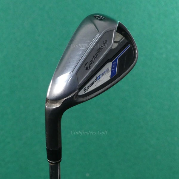 LH TaylorMade SpeedBlade Single 9 Iron Factory 85g Steel Stiff