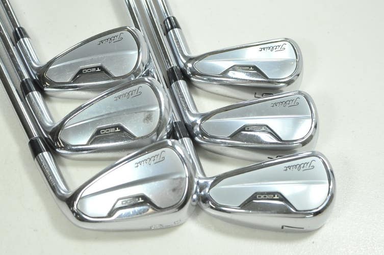 Titleist T200 2021 5-PW Iron Set Regular Flex RH AMT Black R300 Steel # 205612
