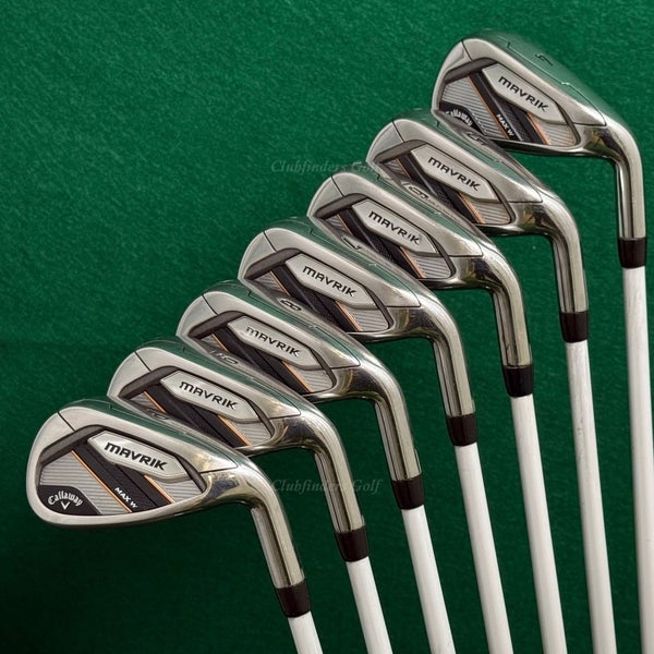 Lady Callaway Mavrik Max W 2020 4-PW Iron Set Factory ELDIO 40L Graphite Ladies