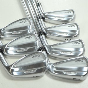 Titleist T100S 2021 4-PW Iron Set Stiff Flex Right NS Pro Modus3 Steel # 205965