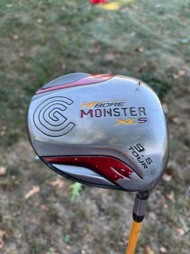 Cleveland Hibore Monster XLS Tour Driver 9.5 Proforce V2 Stiff Flex 44.75 READ