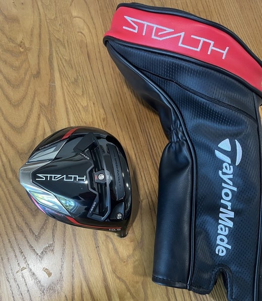 Tour Issue Taylormade Stealth Plus Driver Head Only 10.5° W/ Headcover NICE