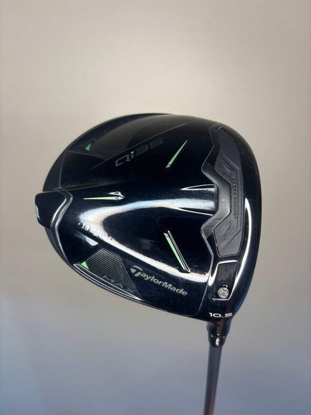 Taylormade Qi35 Max Designer Black Driver 10.5° Fujikura Regular Flex 45.5″ MINT