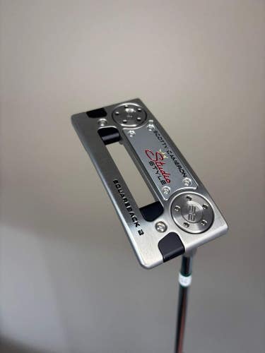 Scotty Cameron 2025 Studio Style Squareback 2 Long Design Putter 38 +HC NEW