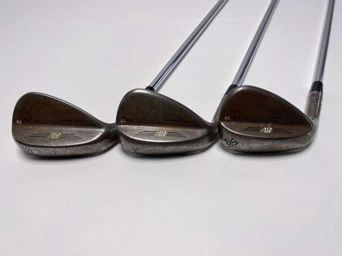 Titleist Vokey SM9 Raw Wedge Set 50* 12 | 54* 8 | 58* 8 NS Pro Modus 3 Mens LH