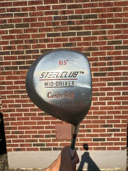 SteelClub Mid-Driver Centre Golf Driver 10.5 EI-60 Stiff Flex 43 +HC
