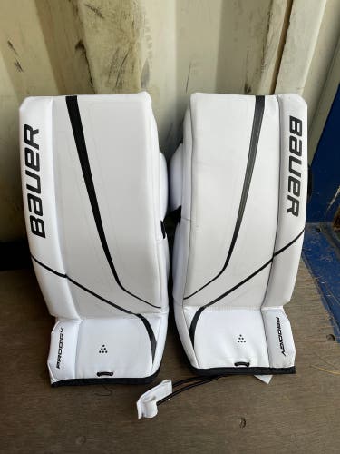 Small Bauer Prodigy Goalie Leg Pads (New)