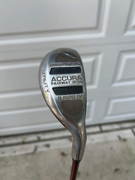 Accura Fairway Iron Hybrid 15° iRod Regular Flex 40″