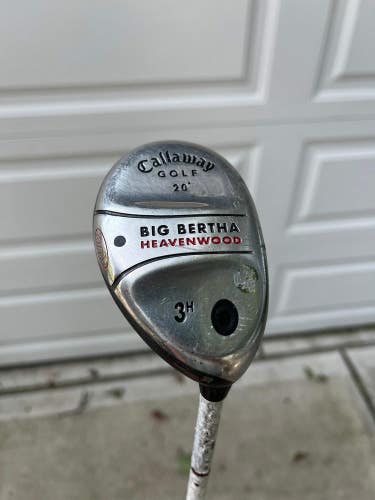 Callaway Big Bertha Heavenwood 3 Hybrid 20° RCH 75w Regular Flex 40.5″
