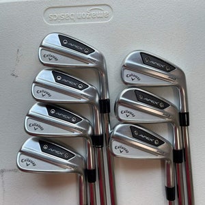 Callaway Apex Pro 24 Iron Set 4-PW Project X LZ Stiff Flex Standard NICE