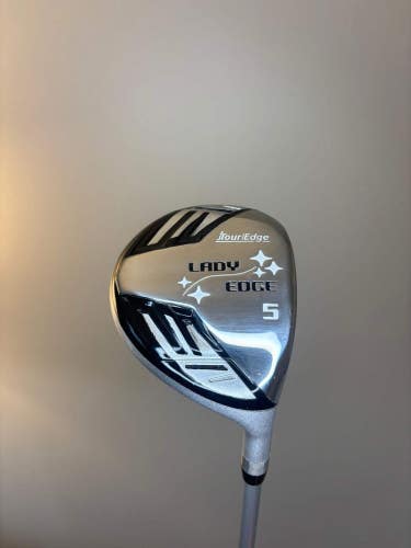 Tour Edge Lady Edge 5-Wood Graphite Shaft Ladies Flex 41 +HC NICE
