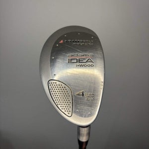 Adams Idea i-Wood 4 Hybrid 21* Aldila Supershaft Regular Flex Graphite 39.5"