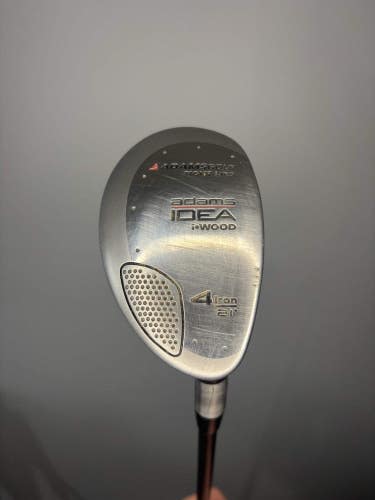 Adams Idea i-Wood 4 Hybrid 21* Aldila Supershaft Regular Flex Graphite 39.5"