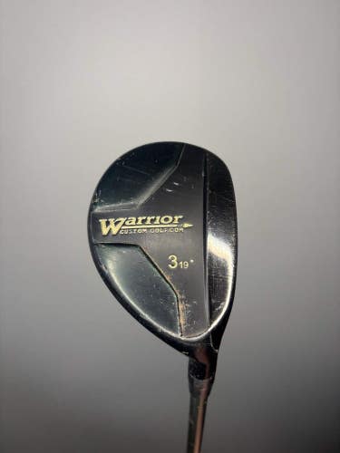 Warrior Custom Golf 3 Hybrid 19* Tour 3.1 Graphite Shaft RH 40.25"