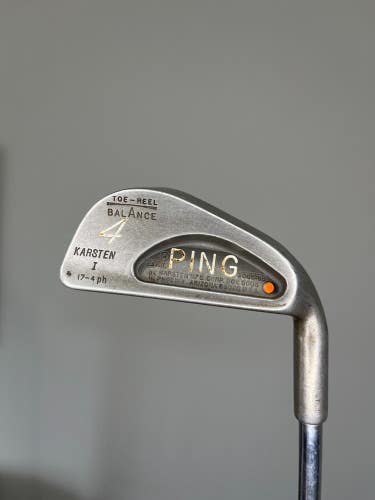 Ping Karsten I 4 Iron Orange Dot Stiff Flex Steel 36.25" NICE