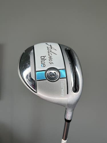 Adams Blue Ladies 3 Wood Aldila Graphite Ladies Flex 41.75" NICE