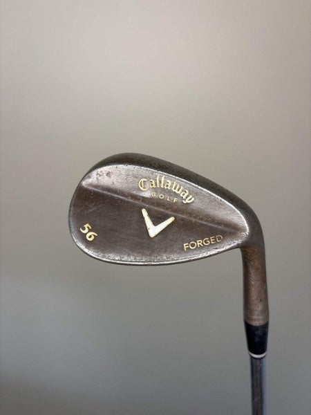 Callaway Forged Vintage Raw Sand Wedge 56° RH Steel Wedge Flex 35.25″ NICE
