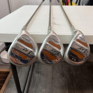 La Jolla Lady Accent Offset Wood Set Driver, 5w, 7w Ladies Flex STD +HC NICE