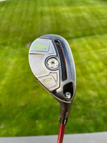 Adams XTD Ti Hybrid 20* Matrix Red Tie Stiff Flex 40" NICE