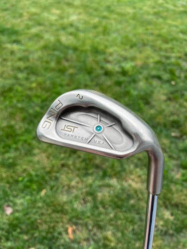 Ping ISI Nickel Gap Wedge 49.5° Blue Dot Z-Z65 Stiff Flex 35″ NICE