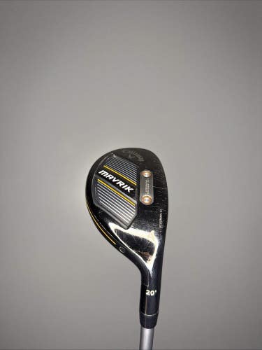 Callaway Mavrik 4 Hybrid 20° Catalyst 75 6.0 Stiff Flex 39.5″ NICE