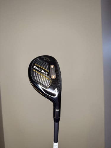 Callaway Mavrik 4 Hybrid 20* Catalyst 65 5.5 Regular Flex 39.5" +HC NICE