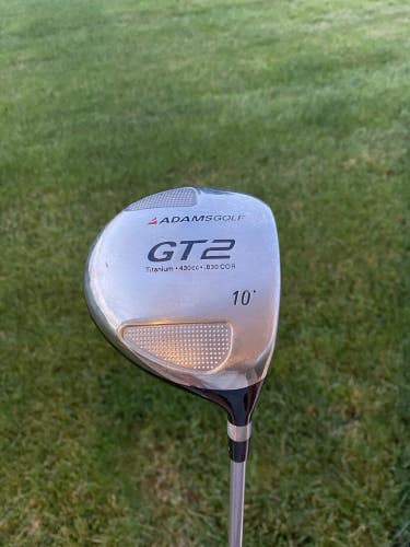 AdamsGolf GT2 Titanium430cc Driver 10 UltraliteSuperShaft Stiff Flex 44.5 NICE