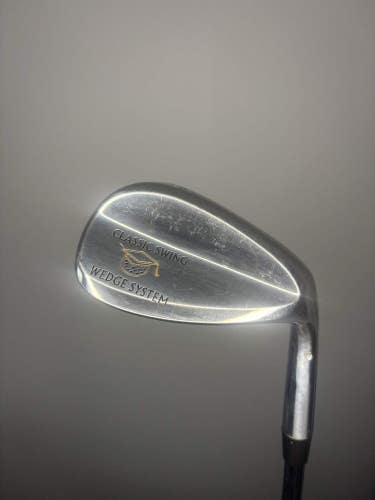 Classic Swing Chrome SW 55* TT Wedge Flex Steel RH 35.5" NICE