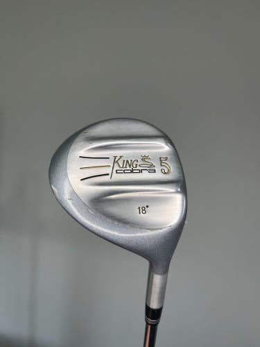 Cobra King Cobra 5 Wood 18* Stiff Flex Steel 41.5" NICE