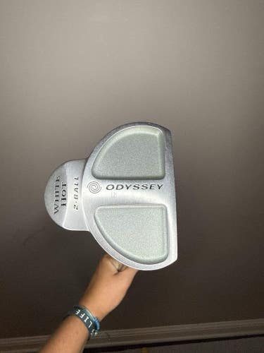 Odyssey White Hot 2 Ball Putter Steel Shaft 35" NICE