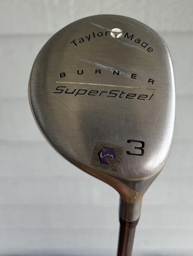 Taylormade Burner SuperSteel 3 Wood Taylormade Bubble Graphite Shaft 42