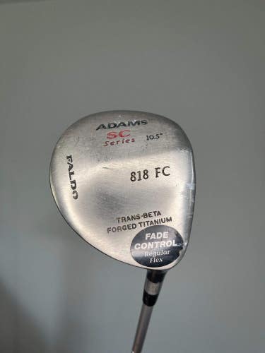 Adams SC Series 818 FC Faldo Driver 10.5* Regular Flex 44.5" NICE
