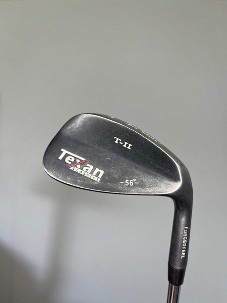 Texan Classics T-II Gun Metal Sand Wedge 56* Wedge Flex Steel 36"