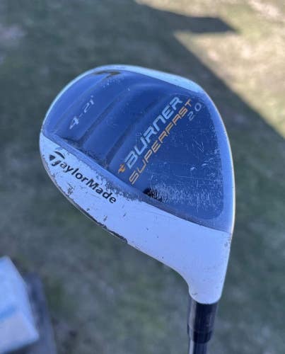 Taylormade Burner Superfast 2.0 4 Hybrid 21 Reax 60 Stiff Flex 40.25