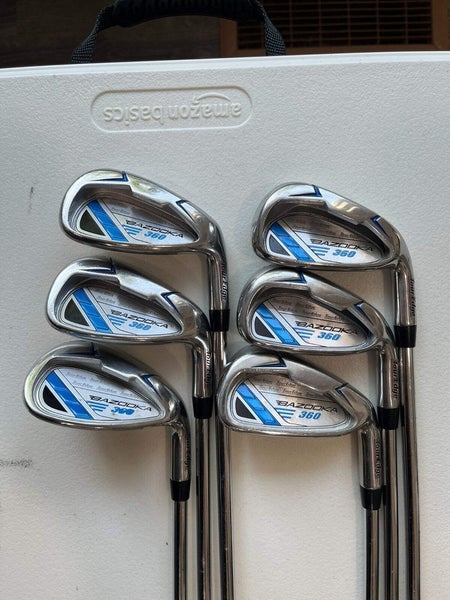 Tour Edge Bazooka 360 Iron Set 5-9, SW Regular Flex -1/2 NICE
