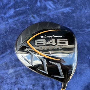 Men's Tommy Armour 845 Black Driver Right Handed Stiff Flex 9.5 Loft (Used)