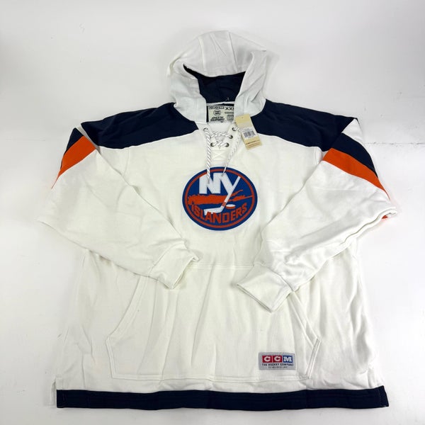 New CCM New York Islanders Jersey Pullover Hoodie | Senior XXL | #191520573362