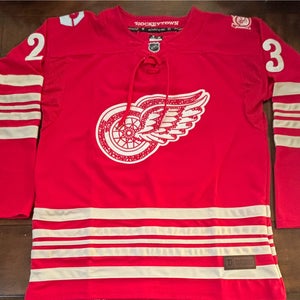 Detroit Red Wings Lucas Raymond #23 100 Year Centennial Jersey Adult XL (54) NWT