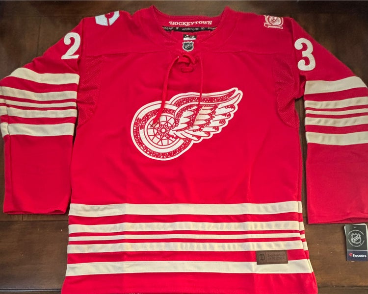 Detroit Red Wings Lucas Raymond #23 100 Year Centennial Jersey Adult XL (54) NWT