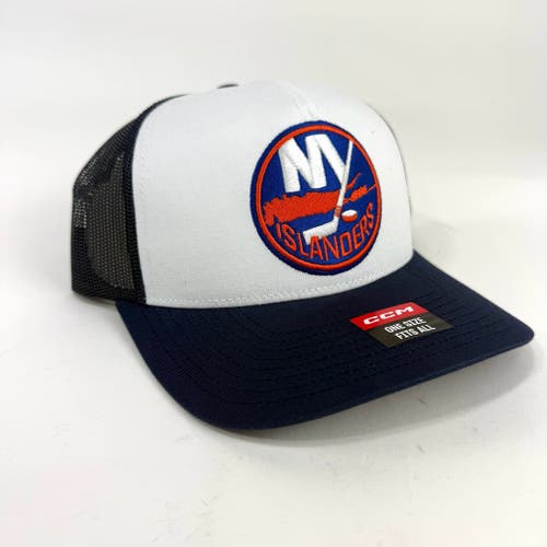 New CCM Islanders Meshback Trucker Cap | Senior | #191520555023