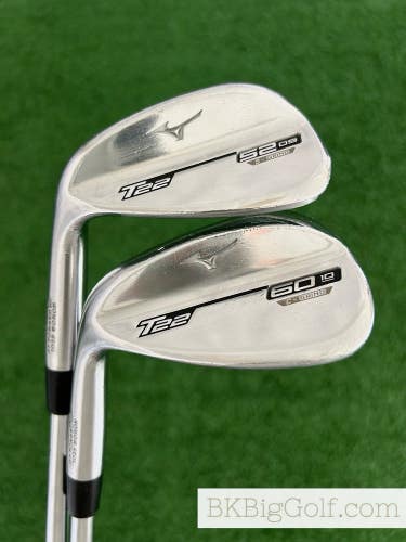 LH Mizuno T22 Chrome 2 Wedge Set (52 & 60 Degrees)