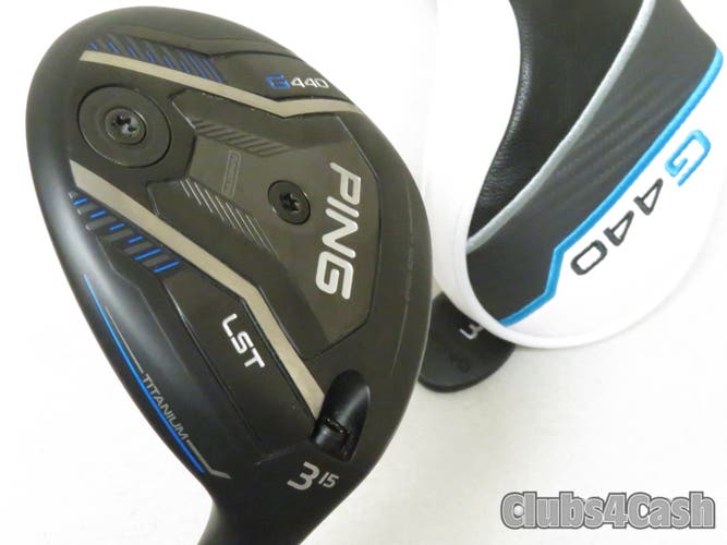PING G440 LST Fairway 15°  3 Wood HZRDUS Smoke RDX Red 70g 6.5 Flex +Cover