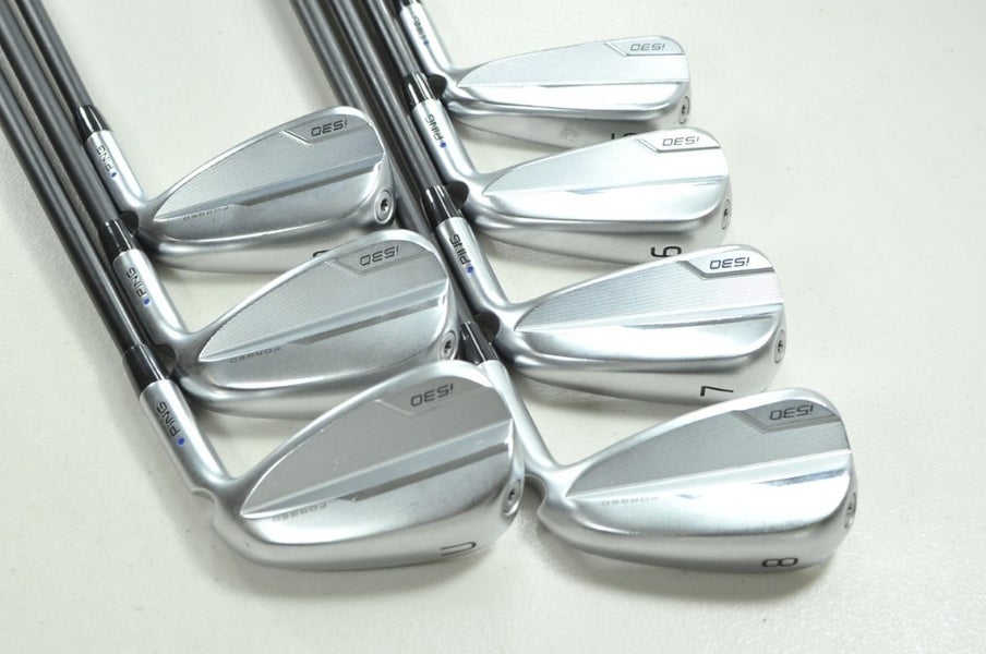 Ping i530 5-W,UW Iron Set Regular Flex Blue Dot Right Alta CB Graphite # 205966