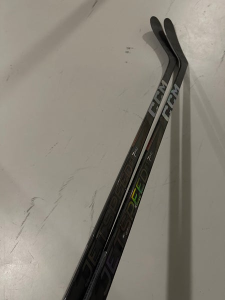 2 Pack - Senior CCM JetSpeed FT7 Pro Left Hand Hockey Stick P28 85 Flex (New)