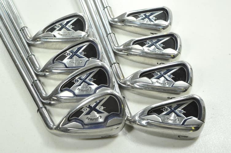 Callaway X-20 4-PW Iron Set Right Uniflex Steel # 205564