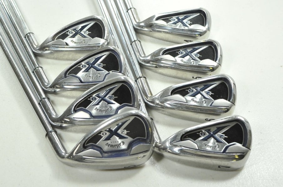 Callaway X-20 4-PW Iron Set Right Uniflex Steel # 205564