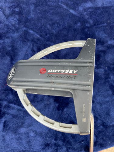 Men's Odyssey White Steel Tri-Ball SRT Mallet Putter Right Handed 35" (Used)
