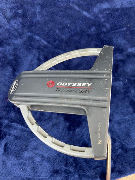 Men's Odyssey White Steel Tri-Ball SRT Mallet Putter Right Handed 35" (Used)