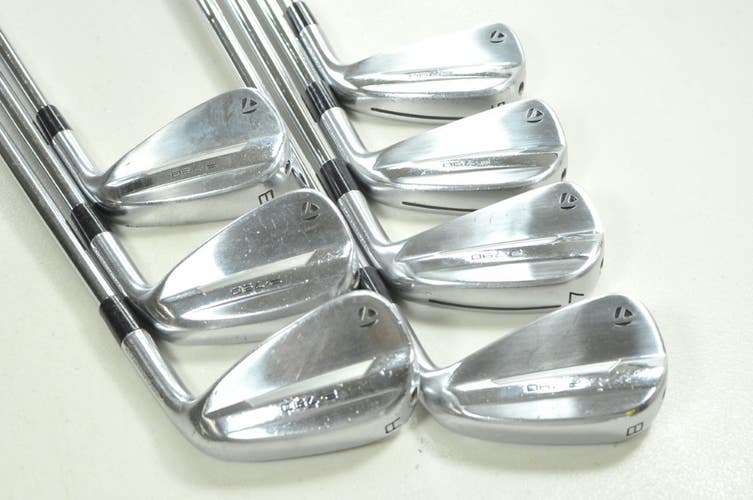 TaylorMade P790 2025 5-PW,AW Iron Set Stiff Flex Right DG S300 Steel # 205737